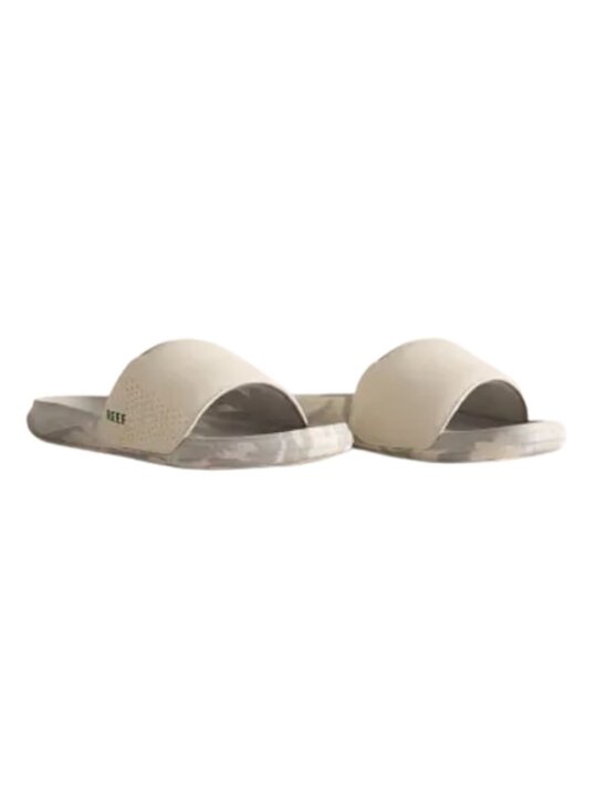 Reef Men\'s Tailslide Cushion Slide Sandals - White Grey Marble (CJ8559) main image 7